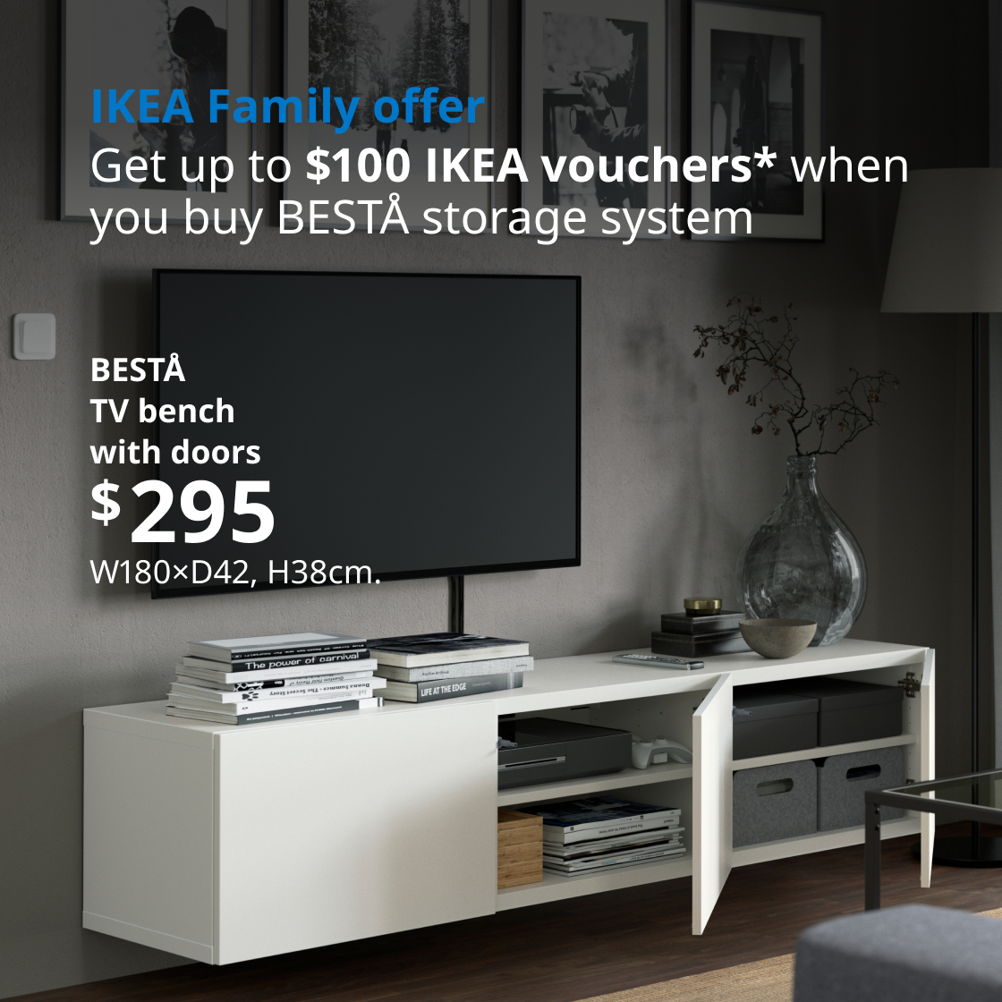 IKEA Family - BESTA-Tv-Bench
