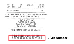 IKEA Family - Exchange Return Store Order Number