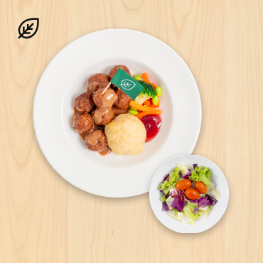 IKEA Family - Restaurant Offers 8 Plant balls with mashed potato and green salad