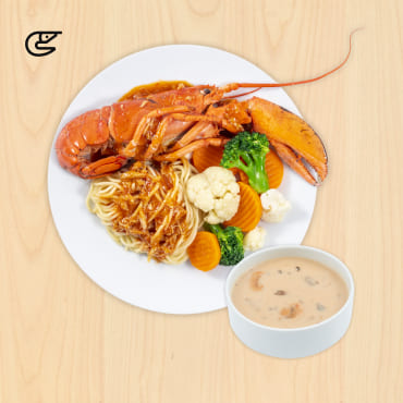 IKEA Family - Restaurant Offers Half lobster and organic spaghetti with chilli crab sauce and mushroom soup