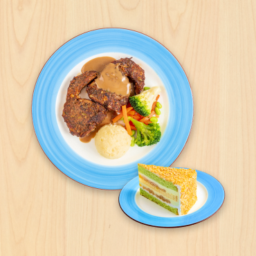 IKEA Family - Restaurant Offers Lamb chop with mashed potato and tropical mango cake