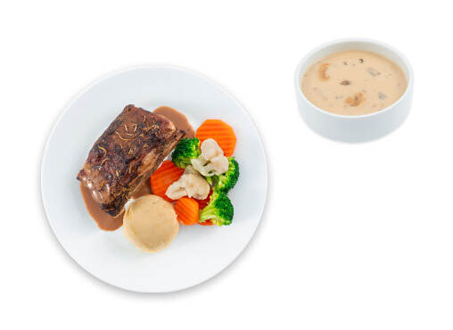 IKEA Family - Restaurant Offers Lamb rib with mashed potato and mushroom soup