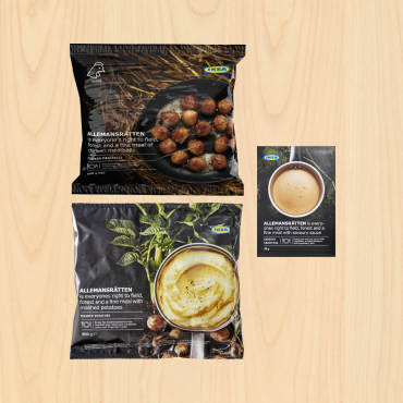 IKEA Family - Restaurant Offers Chicken Meatball Combo:​ <br>
Chicken meatballs 500g, savory sauce mix, and mashed potatoes