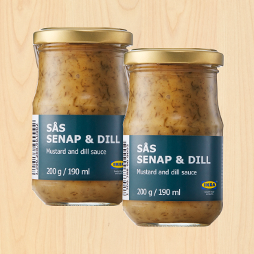 IKEA Family - Restaurant Offers Mustard and dill sauce for salmon, 200g