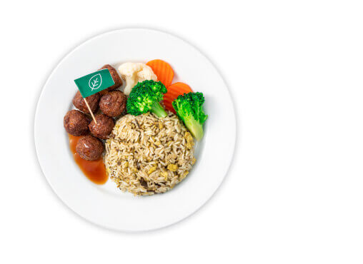 IKEA Family - Restaurant Offers Plant ball and olive rice with mixed vegetable