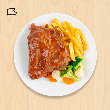 IKEA Family - Restaurant Offers Pork ribs with BBQ sauce and mushroom soup