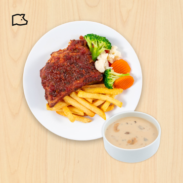 IKEA Family - Restaurant Offers Prime ribs with piri sauce and mushroom soup