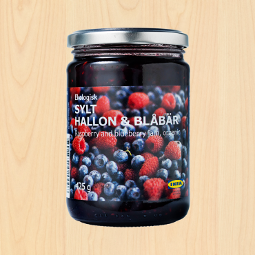 IKEA Family - Restaurant Offers Raspberry blueberry jam organic, 425g