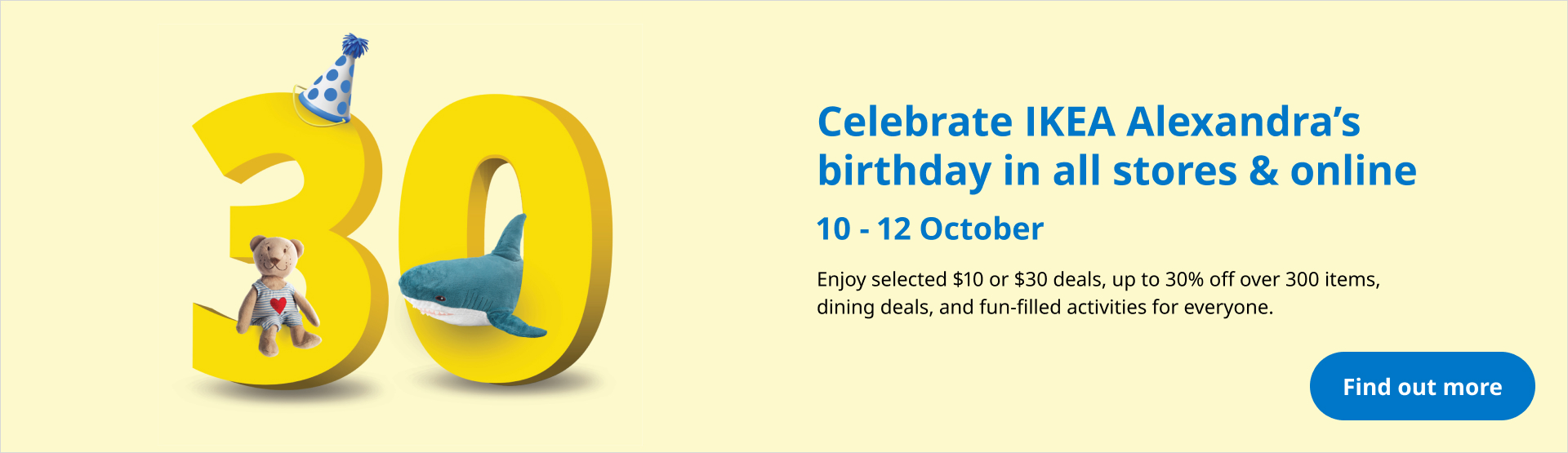Celebrate IKEA Alexandra Birthday