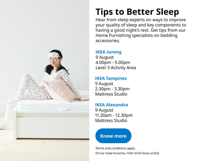 IKEA Family - Tips for better sleep