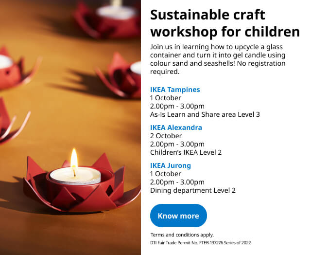 IKEA Family - Kids Sustainable Craft Workshop