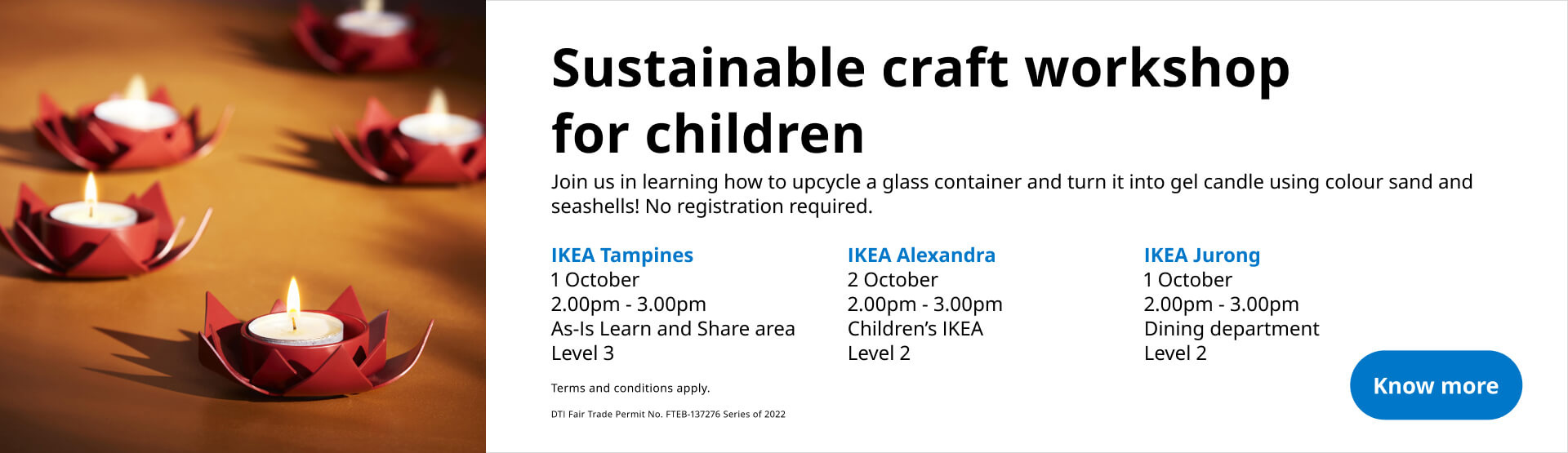 IKEA Family - Kids Sustainable Craft Workshop