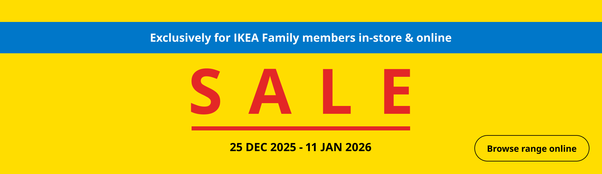 IKEA New Year 2026 Sales