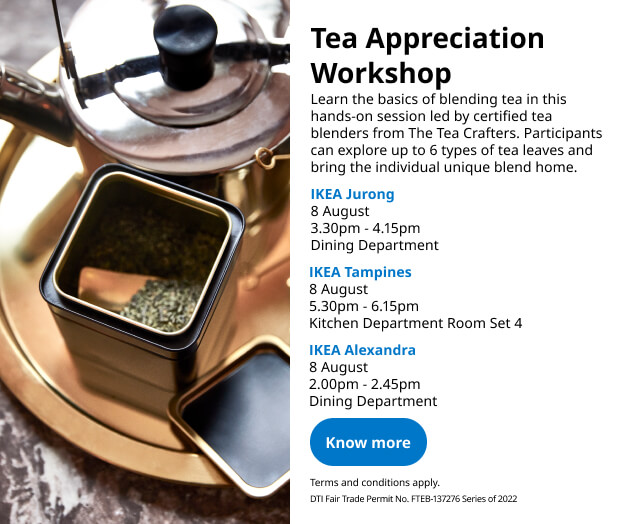 IKEA Family - Tea Appreciation Workshop