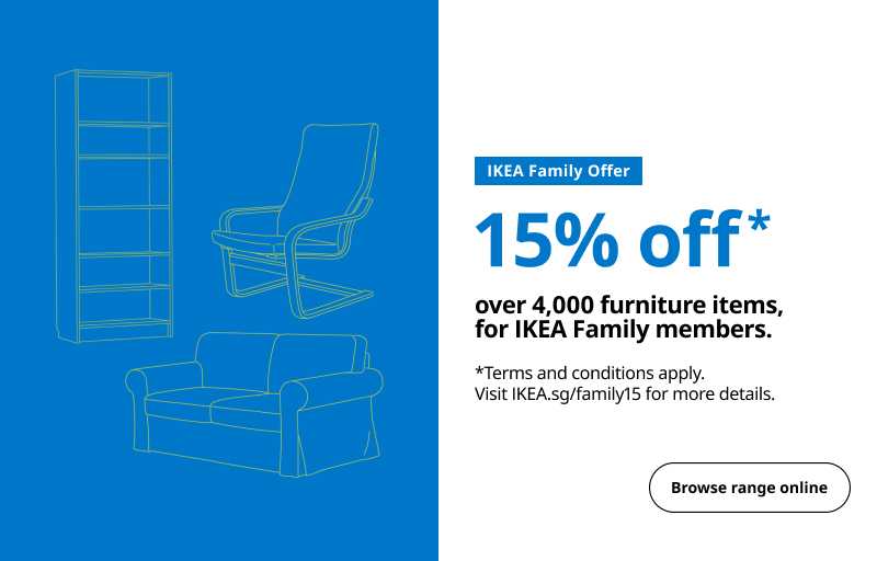 15% off over 4000 furniture items